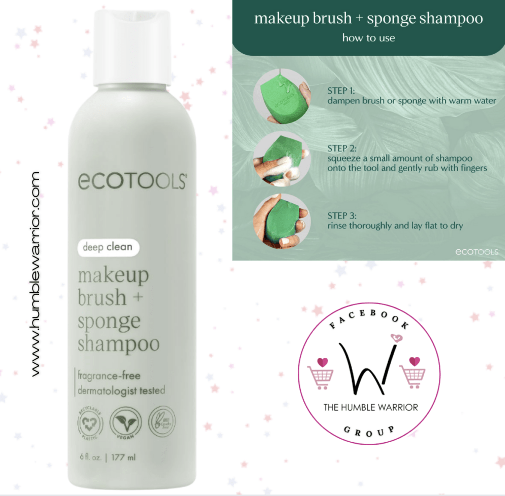 The EcoTools Makeup Brush + Sponge Shampoo!